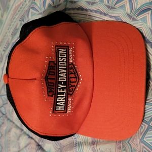 Women's Harley Davidson baseball cap With Rhinestones NWOT